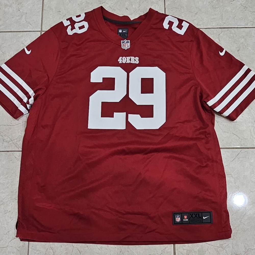 Nike Red and White 49ers Jersey